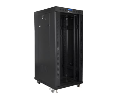 Szafa RACK Lanberg Stojąca 19" 27U 600x800mm LCD (czarna)
